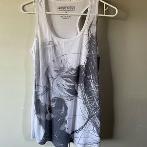 Britney Spears Vegas Residency Racer Back Tank Work B*tch 2013 Rare Medium